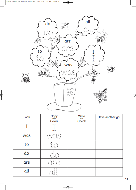 Jolly Phonics Pupil Book 1 (Colour Cover)