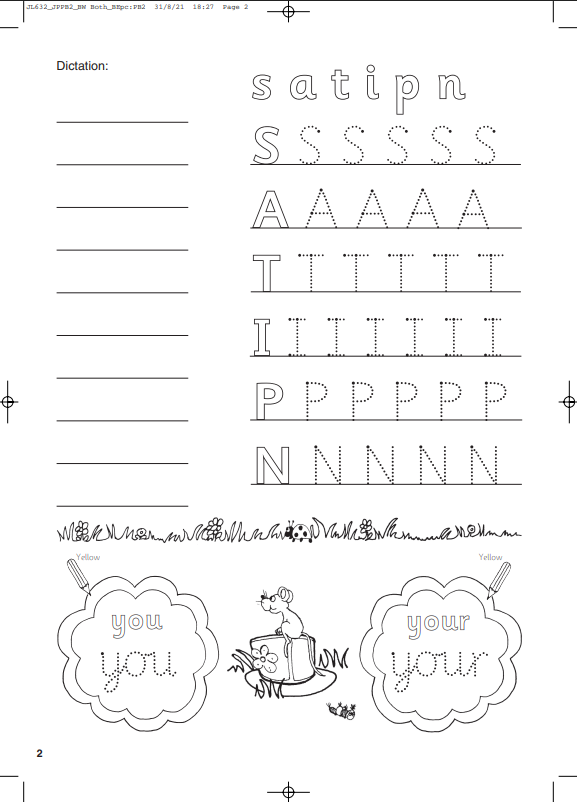 Jolly Phonics Pupil Book 2 (Colour Cover)